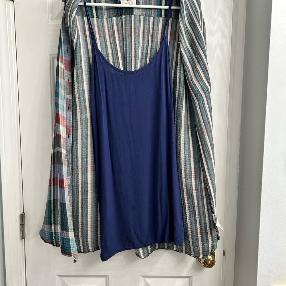 New Anthropologie Holding Horses Mixed Plaid Dress - Picture 8 of 9